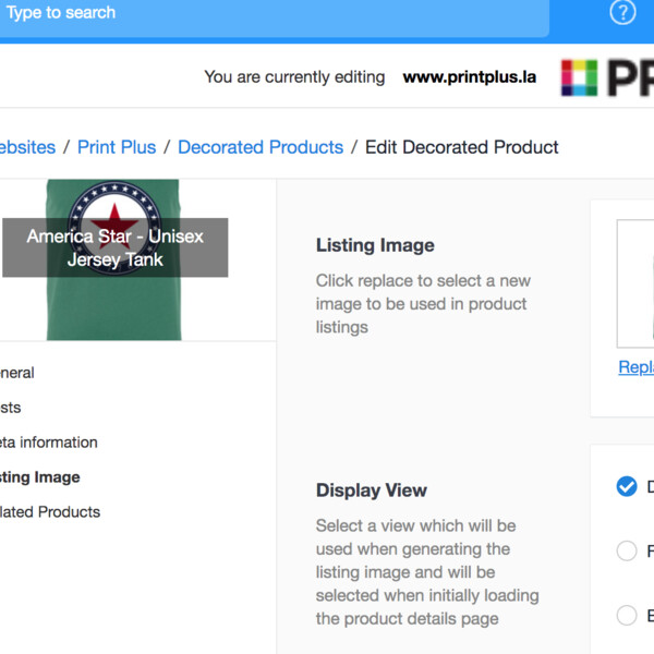 America Star - Unisex Jersey Tank Thumbnail