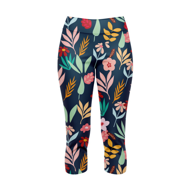 All Over Print - Women's Yoga Capri Leggings Thumbnail